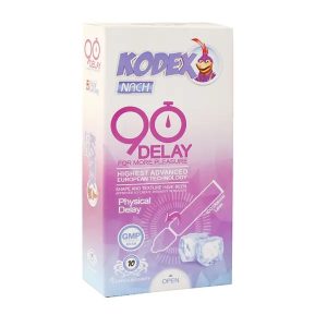 کاندوم ناچ کدکس تاخیری 90 دقیقه DELAY90 بسته 10 عددی